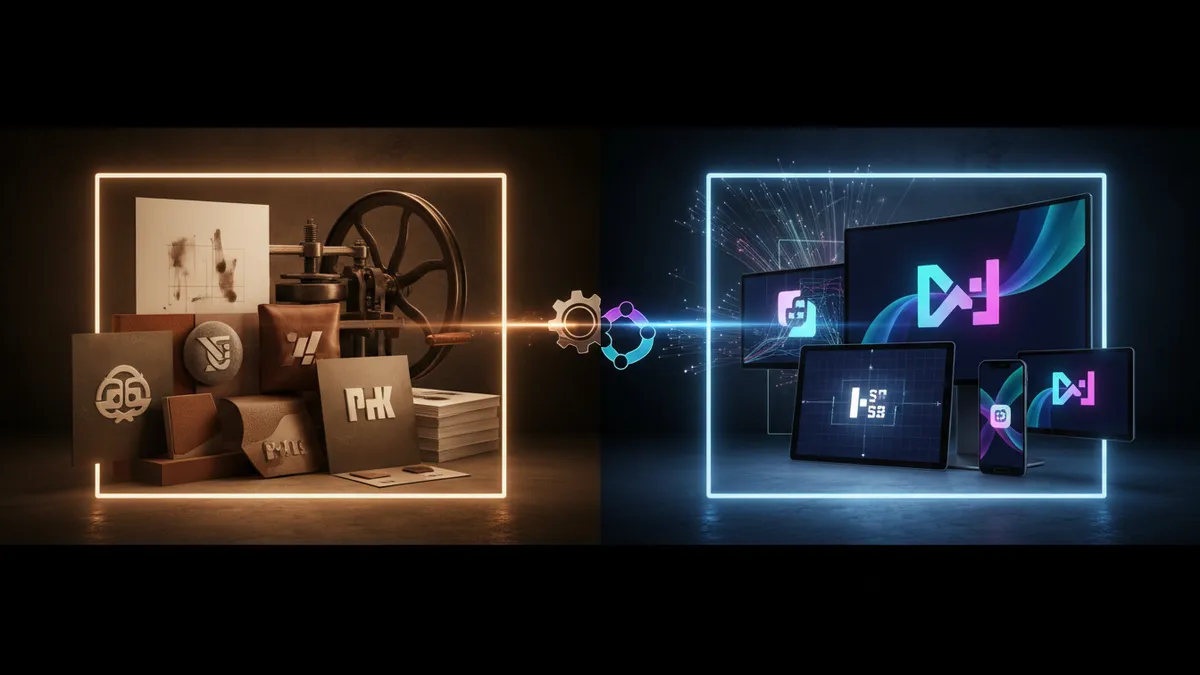 Logo Print vs Digital Optimization for Every Medium